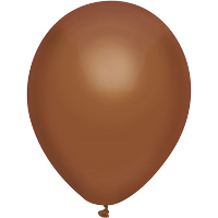 Ballonnen   bruin   verjaardag/thema feest   100x stuks   29 cm
