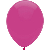Ballonnen   donkeroze   verjaardag/thema feest   100x stuks   29 cm