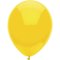 Ballonnen   geel   verjaardag/thema feest   100x stuks   29 cm