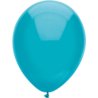 Ballonnen   turquoise blauw   verjaardag/thema feest   100x stuks   29 cm