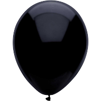 Ballonnen   zwart   verjaardag/thema feest   100x stuks   29 cm