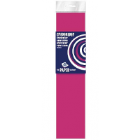 Crepe papier platte vellen   fuchsia   250 x 50 cm   Knutselen met papier   Knutselspullen