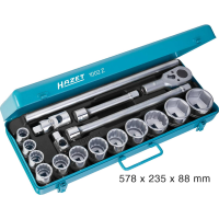 Hazet 1002Z Dopsleutelset Metrisch 3/4 (20 mm) 18 delig