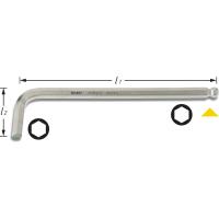 Hazet 2105LG 08 Haakse schroevendraaier Inbus 8 mm