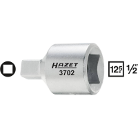 Hazet 3702 3702 Binnen vierkant (Robertson) Dopsleutelinzetstuk 8 mm 1/2 8 mm 1/2 (12,5 mm)