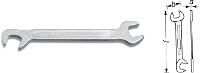Hazet 440 8 440 8 Dubbele steeksleutel Sleutelbreedte (metrisch) 8 mm