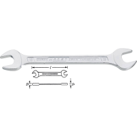 Hazet 450N 12X13 450N Dubbele steeksleutel Sleutelbreedte (metrisch) 12   13 mm