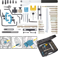 Hazet 4794/48 HAZET Universele gereedschapsset voor het afstellen van motoren 4794/48
