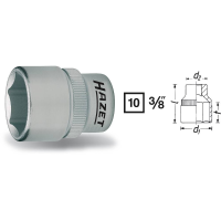 Hazet 880 880 8 Dop (zeskant) Dopsleutelinzetstuk 8 mm 3/8 (10 mm)