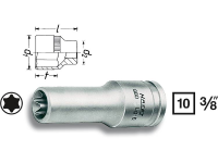 Hazet 880LG E14 880LG E14 Buiten Torx Dopsleutelinzetstuk 10 mm 3/8 T 14 3/8 (10 mm)