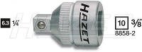 Hazet 8858 2 8858 2 Dopsleuteladapter 1/4 inch Aandrijving 3/8 (10 mm) 26 mm 1 stuk(s)