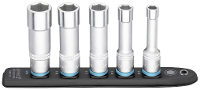 Hazet 900LG SR/5 Dop (zeskant) Houderstrip 12.5 Mm 1/2 5 delig Vierkant, 1/2 (12,5 mm)