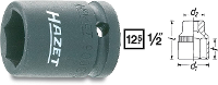 Hazet 900S 30 Kracht dopsleutelinzet 1/2 (12.5 Mm)