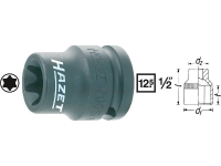 Hazet HAZET 900S E12 Kracht dopsleutelinzet 1/2 (12.5 Mm)