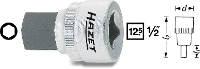 Hazet 985 10 Dopsleutel bitinzet 1/2 (12.5 Mm)