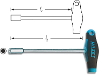 Hazet 428 8 Dopschroevendraaier Werkplaats Sleutelbreedte (metrisch): 8 mm