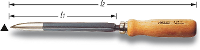 Hazet driehoekige schrapers 821 1