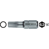 Hazet Veeltand bit M4 Speciaal staal C 6.3 1 Stuk(s)