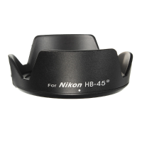 Hb 45 Ii Bayonet Lens Hood For Nikon Af S Dx Nikkor 18 55mm F/3.5 5.6G Vr
