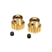 Hbx 1/12 12528 Brushless Motor Pinion Gears 16t Set Screws 3x3mm 2pcs Upgraded Parts
