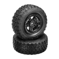 HBX 1/18 18856 Off Road Sandrail Buggy 2PCS Wielen Complete 18204