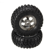 Hbx 12891 1/12 Wheels Complete (2p) 12664 Original Tires Rc Car Parts