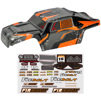 HBX 901/901A 1/12 RC Auto reserveonderdeel voor carrosserie met stickerblad Voertuigmodel Onderdelen Accessoires