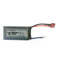 HBX 901 901A 903 903A 905 905A 1/10 1/12 RC Auto Reserve 7.4V 1600mAH 30C 2S T Pug Lipo Batterijen Voertuigen Model Onde