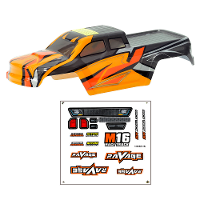 HBX Haiboxing 16889 16889A PRO 1/16 RC Autoparts Carrosserie met Sticker Voertuigen Modellen Reserve Onderdelen M16 B002