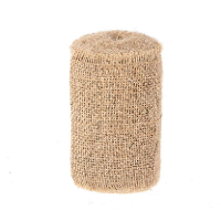 Decoratie lint   jute   op rol   500 x 10 cm   decoratielint jute stof   hobby