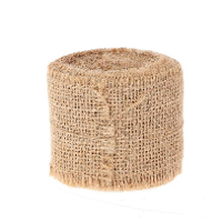 Decoratie lint   jute   op rol   500 x 5 cm   decoratielint jute stof   hobby