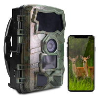 HC888 WIFI Wildlife Trail jachtcamera 32MP Pixels 4K HD video opname IP66 waterdicht 30m nachtafstand telefoonverbinding