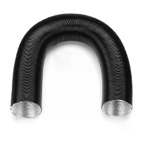 75Mm/90mm 1m Verwarmingskanaal Slang Warm Koud Lucht Verwarmingskanaal Aluminiumfolie Voor Webasto Eberspacher Lucht Die