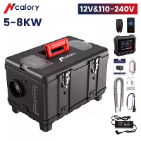 HCALORY Air Dieselverwarmer Parkeerverwarming bluetooth 8KW 12V LCD Afstandsbediening voor Bus