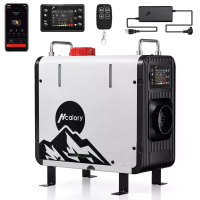 HCALORY HBS 3S 3.5L 8KW Diesel Parkeerverwarming met Automatische Start en Stop Hoge Plateaul Adaptive Mode Bluetooth/Af