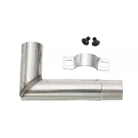 Uitlaatslang Lengte 300mm Diameter 60mm RVS / Demper voof Lucht Diesel Hulpeigenaar verwarming