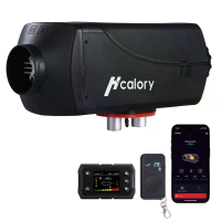 HCALORY UNIT 2 8KW Parkeren Diesel Luchtverwarming 10L / 15L Grote capaciteit Snelle verwarming 12V 24V met Bluetooth Ap
