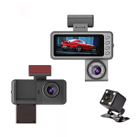 HD 1080P Drie Opname Dashcam Wifi Verbinding Mobiele Telefoon Interconnectie Infrarood Nachtzicht Auto DVR Beweging Dete