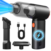 HD08 Mini Turbo Handstofzuiger 20000Pa Zuigkracht Borstelloze Motor 130.000 RPM 2x2000mAh USB C Draagbaar Draadloos Auto
