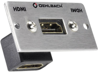 HDMI Multimedia inzet Met genderchanger Oehlbach PRO IN MMT G90 HS