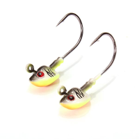 Head Pattern Lead Head Hook Soft Lure Jig Hook