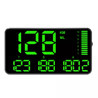 Head Up Display voor Auto GPS Snelheidsmeter Digitale Display HUD MPH/KMH met Te Hoge Snelheid Alarm 5,5 Inch