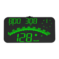 Head Up Display voor Auto Groot Scherm Digitale GPS Snelheidmeter 5,5 Inch Auto Hud Head Up Display Snelheidsalarm