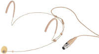 Headset Spraakmicrofoon Monacor HSE 132/SK Zendmethode:Kabelgebonden Incl. Windkap