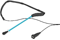 Headset Spraakmicrofoon Monacor HSE 200WP/BL Zendmethode:Kabelgebonden
