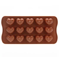 Heart Chocolate Cake Cookie Jelly Ice Baking Silicone Mould