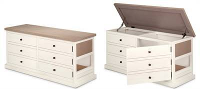 Heartfelt Enigma Dressoir Grijs Met Krab Stuk #95;_120x45x56 Cm