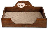 Heartfelt Manor Houten Ligbank Hond Bruin #95;_120x80x53 Cm