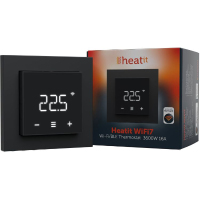 Heat it Heatit WiFi7 Thermostat  black matt