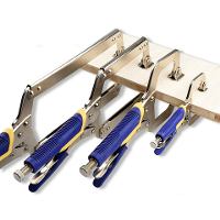 Heavy Duty C klem Vergrendelbare Tang Met Metalen Gezichtsklem En Grote Vlakke Zwenksteunen 6 Inch 9 Inch 11 Inch 14 Inc